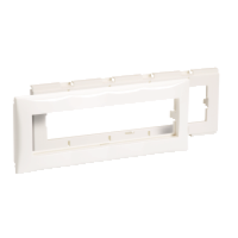 ETK10183E - Ultra - adaptor - 4-module - white RAL 9010, Schneider Electric ETK10183E - Ultra - adaptor - 4-module - white RAL 9010, Schneider Electric