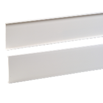 ETK151503 - Ultra - front cover - 40 mm - PVC - white, Schneider Electric