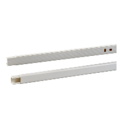 ETK21012 - Ultra - mini trunking - 21 x 12 mm - PVC - white - 2 m, Schneider Electric