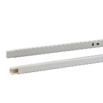 ETK21012 - Ultra - mini trunking - 21 x 12 mm - PVC - white - 2 m, Schneider Electric