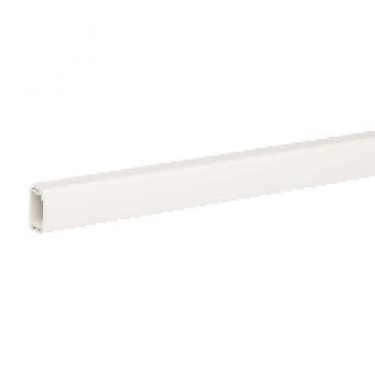 ETK21912 - Ultra - mini trunking - 21 x 12 mm - PVC - white - 2 m, Schneider Electric ETK21912 - Ultra - mini trunking - 21 x 12 mm - PVC - white - 2 m, Schneider Electric