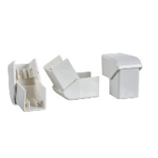 ETK25330 - Ultra - adjustable external corner - 25 x 16/25 mm - ABS - white, Schneider Electric