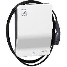 EVB1A7PCKI - EVlink Smart Wallbox - 7.4 kW - Attached cable T2 - Key, Schneider Electric