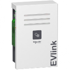 EVW2S22P44R - EVlink PARKING Wall Mounted 22KW 2xT2 With Shutter RFID EV CHARGING STATION, Schneider Electric