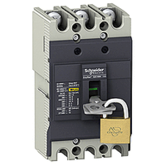 EZALOCK - PadLocking system - for Easypact, Schneider Electric