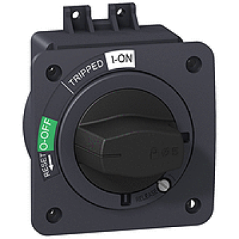 EZAROTDS - Rotary handle - for EZC100 - black handle black front plate - direct mounting, Schneider Electric EZAROTDS - Rotary handle - for EZC100 - black handle black front plate - direct mounting, Schneider Electric
