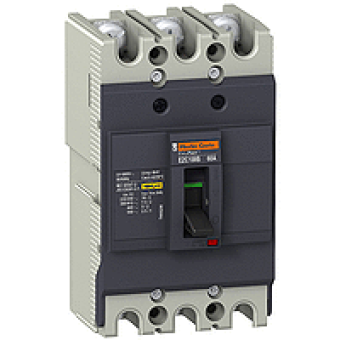 EZC100B3030 - circuit breaker Easypact EZC100B - TMD - 30 A - 3 poles 3d, Schneider Electric