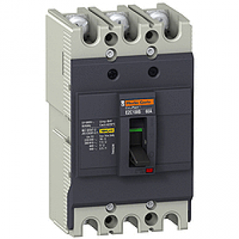 EZC100B3040 - circuit breaker Easypact EZC100B - TMD - 40 A - 3 poles 3d, Schneider Electric EZC100B3040 - circuit breaker Easypact EZC100B - TMD - 40 A - 3 poles 3d, Schneider Electric