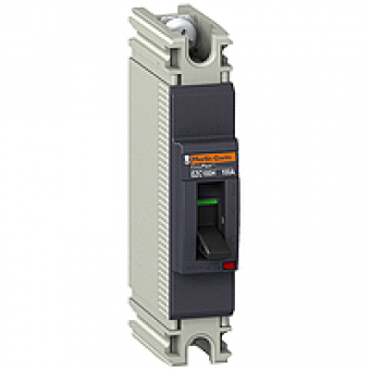 EZC100H1100 - circuit breaker Easypact EZC100H - TMD - 100 A - 1 pole 1d, Schneider Electric