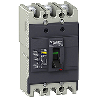 EZC100N3063 - circuit breaker Easypact EZC100N - TMD - 63 A - 3 poles 3d, Schneider Electric EZC100N3063 - circuit breaker Easypact EZC100N - TMD - 63 A - 3 poles 3d, Schneider Electric
