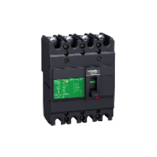EZC100N4063 - circuit breaker Easypact EZC100N - TMD - 63 A - 4 poles 3d, Schneider Electric