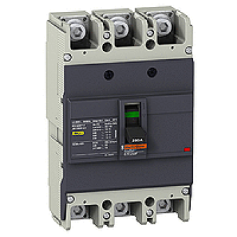 EZC250F3200 - circuit breaker Easypact EZC250F - TMD - 200 A - 3 poles 3d, Schneider Electric