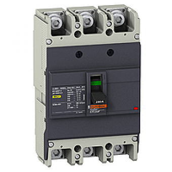EZC250F3250 - circuit breaker Easypact EZC250F - TMD - 250 A - 3 poles 3d, Schneider Electric