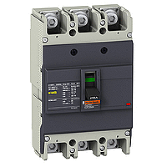 EZC250H3250 - circuit breaker Easypact EZC250H - TMD - 250 A - 3 poles 3d, Schneider Electric