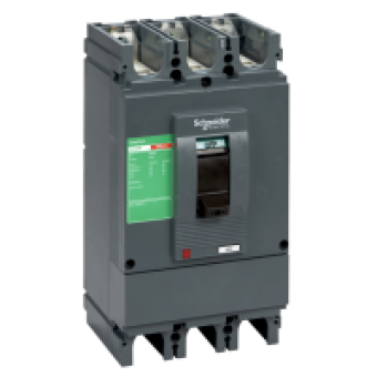 EZC400N3400N - circuit breaker Easypact EZC400N - TMD - 400 A - 3 poles 3d, Schneider Electric