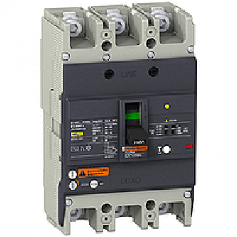 EZCV250N3063 - circuit breaker Easypact EZCV250N - TMD - 63 A - 3 poles 3d, Schneider Electric