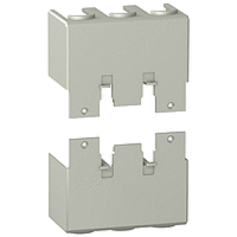 EZETSHD3P - terminal shield - 3 poles - for EZC250/EZCV250 - set of 2, Schneider Electric