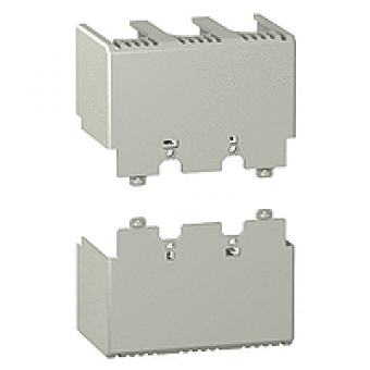 EZETSHD3PN - terminal shield - 3 poles - for EZC250/EZCV250 - set of 2, Schneider Electric