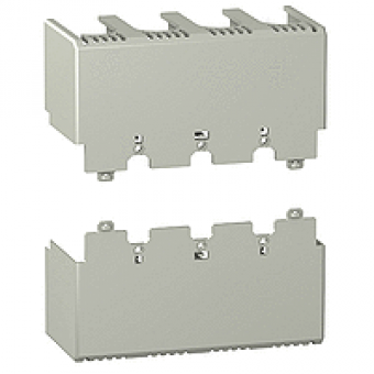 EZETSHD4PN - terminal shield - 4 poles - for EZC250/EZCV250 - set of 2, Schneider Electric