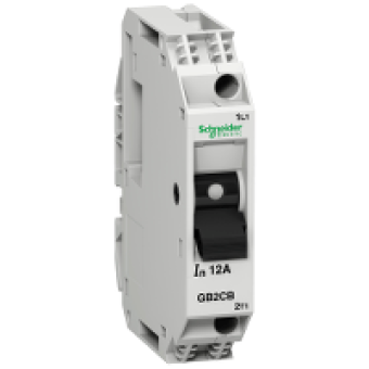 GB2CB14 - TeSys GB2 - thermal-magnetic circuit breaker - 1P - 8 A - Id = 108 A , Schneider Electric