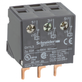 GV1L3 - TeSys GV2 - limiters - on circuit breaker, Schneider Electric
