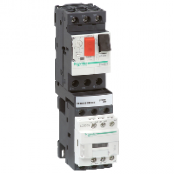 GV2DM106BD - DOL combination starter - TeSys GV2-DM - 1...1.6 A - 24 V DC, Schneider Electric