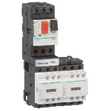 GV2DM204B7 - DOL reversing combination starter - TeSys GV2-DM - 0.4...0.63 A - 24 V AC, Schneider Electric