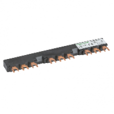 GV2G354 - Linergy FT - Comb busbar - 63 A - 3 tap-offs - 54 mm pitch, Schneider Electric