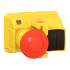 GV2K031 - TeSys GV2 - Emergency stop pushbutton - latching - turn to release, Schneider Electric