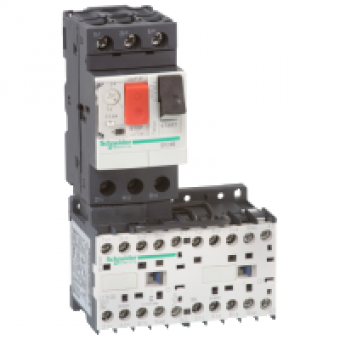 GV2ME07K2BW3 - DOL reversing combination starter - TeSys GV2-ME - 1.6...2.5 A - 24 V DC, Schneider Electric