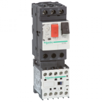 GV2ME08K1P7 - DOL combination starter - TeSys GV2-ME - 2.5...4 A - 230 V AC, Schneider Electric
