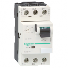 GV2RT07 - TeSys GV2-Circuit breaker-thermal-magnetic-1.6…2.5 A-screw clamp terminals, Schneider Electric GV2RT07 - TeSys GV2-Circuit breaker-thermal-magnetic-1.6…2.5 A-screw clamp terminals, Schneider Electric