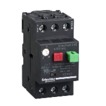GZ1E03 - motor circuit breaker GZ1 - 3 poles 3d - 0.25..0.40A - thermomagnetic trip unit, Schneider Electric