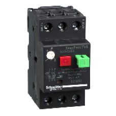 GZ1E04 - motor circuit breaker GZ1 - 3 poles 3d - 0.40..0.63A - thermomagnetic trip unit, Schneider Electric