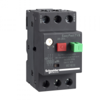 GZ1E22 - motor circuit breaker GZ1 - 3 poles 3d - 20..25A - thermomagnetic trip unit, Schneider Electric