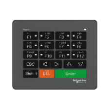 HMIZKB1 - USB keyboard - 12 function - keys with LEDs integrated - alphanumeric input, Schneider Electric