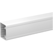 ISM10100P - OptiLine 45 - installation trunking - 75x55 mm - PVC - polar white - 2000 mm, Schneider Electric ISM10100P - OptiLine 45 - installation trunking - 75x55 mm - PVC - polar white - 2000 mm, Schneider Electric