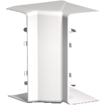 ISM10101P - OptiLine 45 - internal corner - 75 x 55 mm - PC/ABS - polar white, Schneider Electric