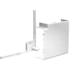 ISM10103P - OptiLine 45 - bend 90° - 75 x 55 mm - PC/ABS - polar white, Schneider Electric ISM10103P - OptiLine 45 - bend 90° - 75 x 55 mm - PC/ABS - polar white, Schneider Electric