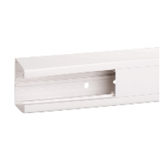 ISM10110P - OptiLine 45 - installation trunking - 75x55 mm - PVC - polar white - 3000 mm, Schneider Electric ISM10110P - OptiLine 45 - installation trunking - 75x55 mm - PVC - polar white - 3000 mm, Schneider Electric