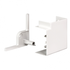 ISM10203P - OptiLine 45 - bend 90° - 95 x 55 mm - PC/ABS - polar white, Schneider Electric ISM10203P - OptiLine 45 - bend 90° - 95 x 55 mm - PC/ABS - polar white, Schneider Electric