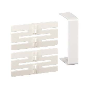 ISM10206P - OptiLine 45 - joint cover piece - 95 x 55 mm - PC/ABS - polar white, Schneider Electric