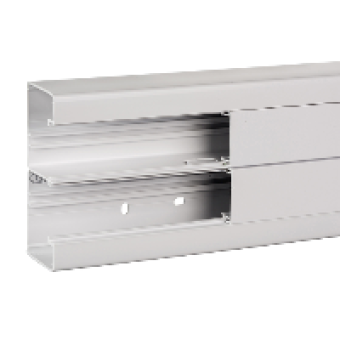 ISM10300P - OptiLine 45 - installation trunking - 140x55 mm - PVC - polar white - 2000 mm, Schneider Electric
