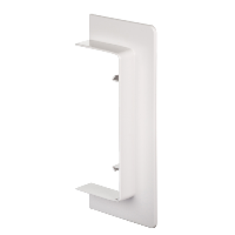 ISM10305P - OptiLine 45 - wall/ceiling frame - 140 x 55 mm - PC/ABS - polar white, Schneider Electric