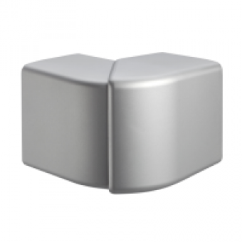 ISM10352 - OptiLine 45 - external corner - PC/ABS - aluminium metallic, Schneider Electric