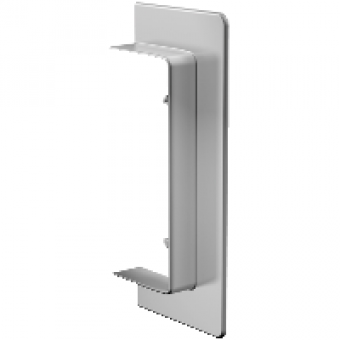 ISM10355 - OptiLine 45 - wall/ceiling frame - PC/ABS - aluminium metallic, Schneider Electric