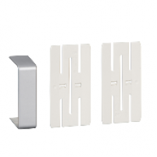 ISM10356 - OptiLine 45 - joint cover piece - PC/ABS - aluminium metallic, Schneider Electric ISM10356 - OptiLine 45 - joint cover piece - PC/ABS - aluminium metallic, Schneider Electric