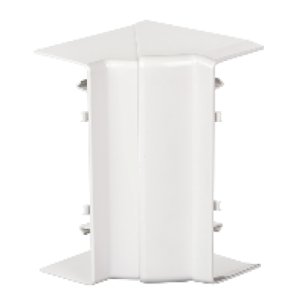 ISM10401P - OptiLine 45 - internal corner - 165 x 55 mm - PC/ABS - polar white, Schneider Electric