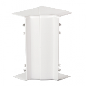 ISM10501P - OptiLine 45 - internal corner - 185 x 55 mm - PC/ABS - polar white, Schneider Electric