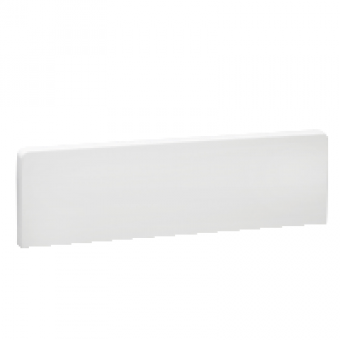 ISM10504P - OptiLine 45/70 - stop end - 185 x 55 mm - PC/ABS - polar white, Schneider Electric